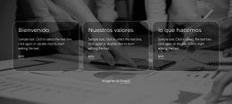 Diseño De Sitio Web Sobre Nosotros Información Para Cualquier Dispositivo