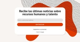 Recibe Las Últimas Noticias - Plantillas De Sitios Web