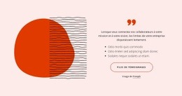 Textes Avec Des Formes Abstraites - Glisser-Déposer Un Modèle De Page