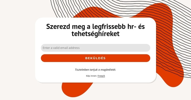 Szerezd meg a legfrissebb híreket CSS sablon