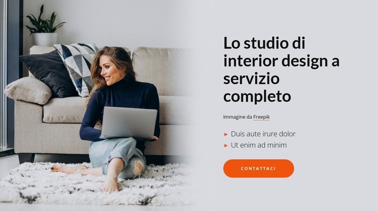 Realizziamo interior design esclusivi e personalizzati Progettazione di siti web