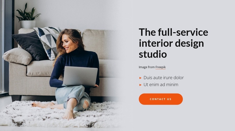 We create exclusive and customized interior design Joomla Template