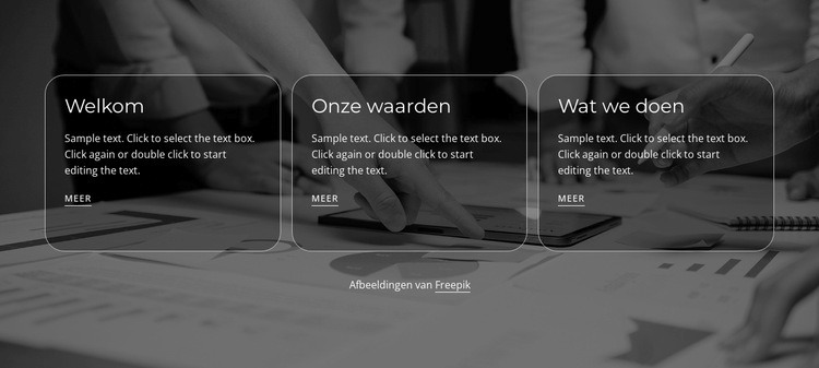 Over ons informatie Html Website Builder