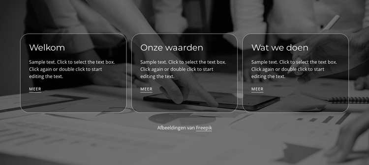 Over ons informatie WordPress-thema