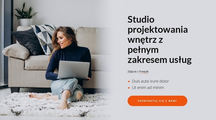 Tworzymy ekskluzywne i spersonalizowane projekty wnętrz Szablony do tworzenia witryn internetowych