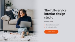 We create exclusive and customized interior design - Template by Nicepage