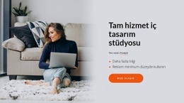 Özel Ve Özelleştirilmiş Iç Tasarım Yaratıyoruz - Web Sayfası Maket Şablonu