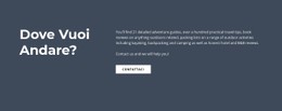 Testo Dove Vuoi Andare Template HTML CSS Responsive