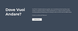 Testo Dove Vuoi Andare - Modello Per La Creazione Di Siti Web