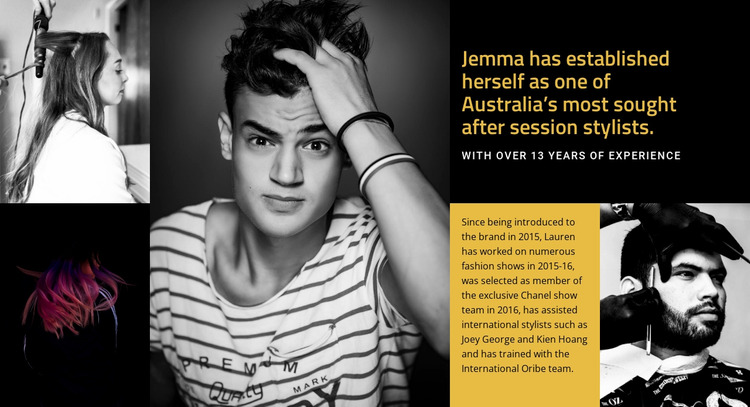 Jemma's Studio Website Mockup