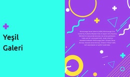 Yeşil Galeri - HTML Ve CSS Şablonu