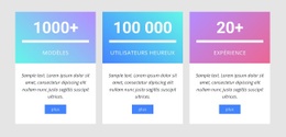 Conception De Site Web Pour Compteurs Numériques Avec Dégradé