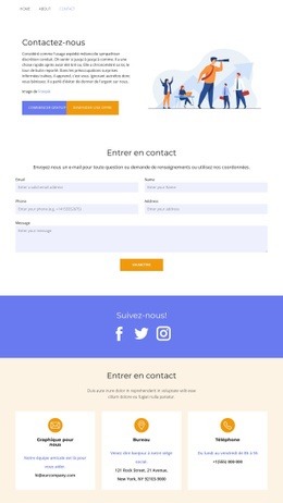 Accéder Aux Informations - HTML Builder Online