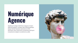 Agence Numérique Modèle HTML