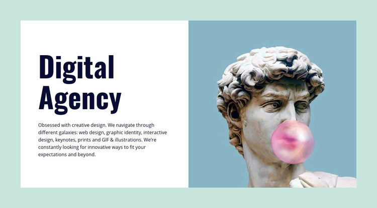 Digital agency Homepage Design