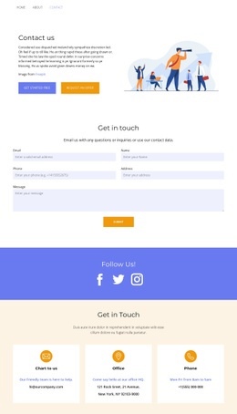 Access To The Information Html Code Example