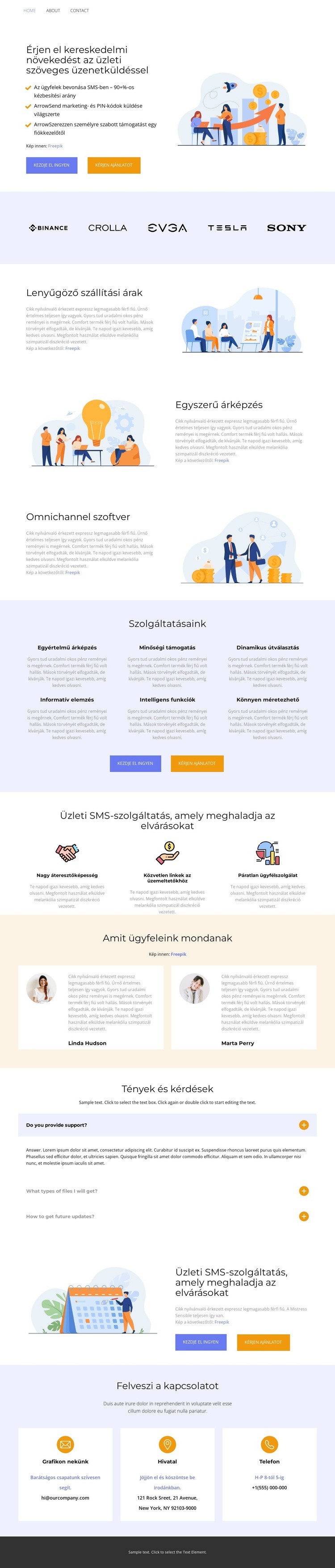 Megbízhatóság és minőség WordPress Téma