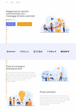 Un Design Esclusivo Del Sito Web Per Affidabilità E Qualità