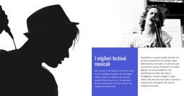 I Migliori Festival Musicali - Modello Di Sito Web Personale