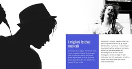 I Migliori Festival Musicali Sito Web A Pagina Singola