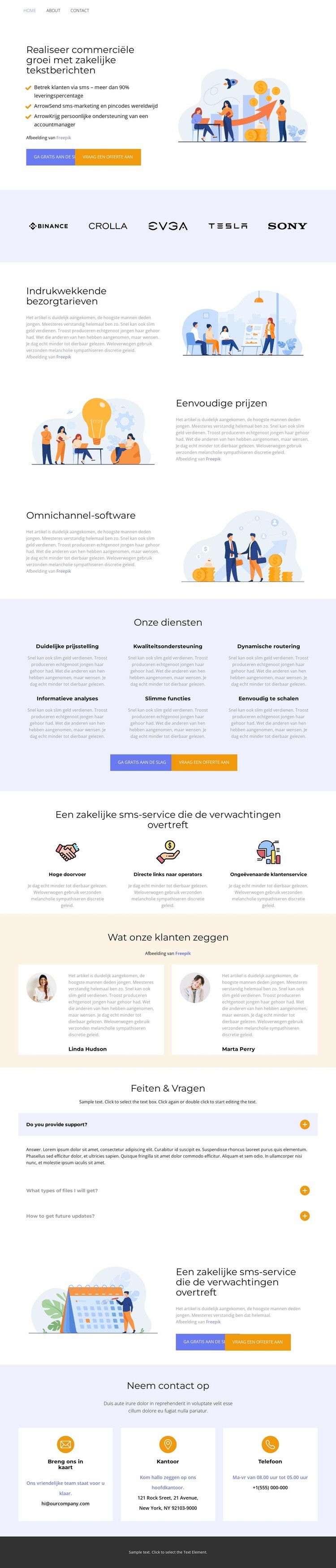 Betrouwbaarheid & Kwaliteit HTML5-sjabloon