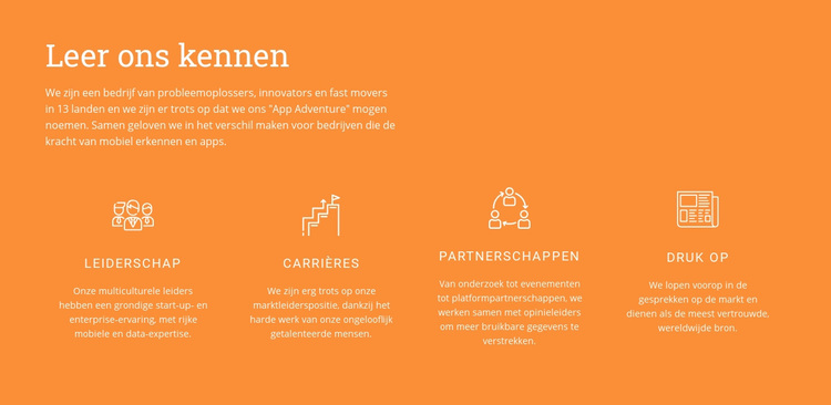 leer meer over ons WordPress-thema