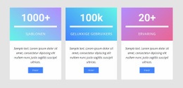 Websiteontwerp Voor Aantaltellers Met Verloop