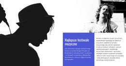 Najlepsze Festiwale Muzyczne - Konfigurowalny, Profesjonalny Projekt