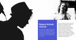 Najlepsze Festiwale Muzyczne - Szablon Osobistej Witryny Internetowej