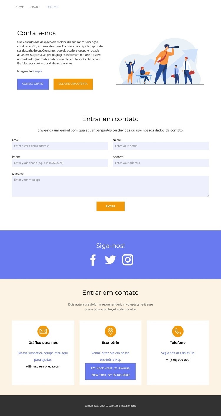 Acesso à informação Design do site