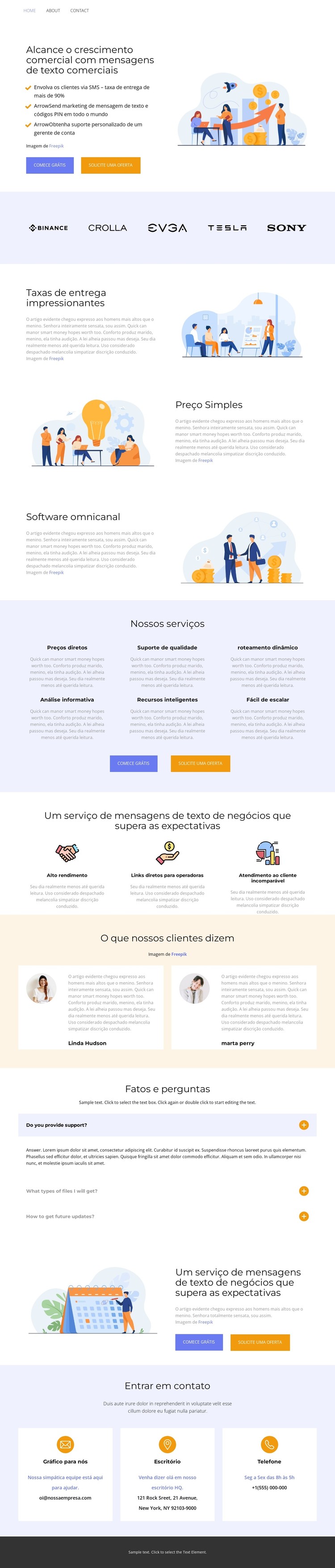 Confiabilidade e Qualidade Template CSS