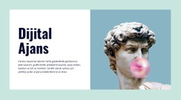 Dijital Ajans - Tek Sayfalı Şablonu Kullanmaya Hazır