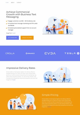 Reliability & Quality - Webdesign Mockup