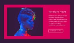Barevný Test – Stažení Šablony HTML