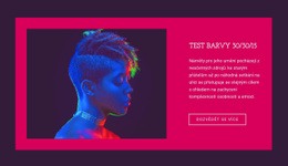 Barevný Test – Vstupní Stránka