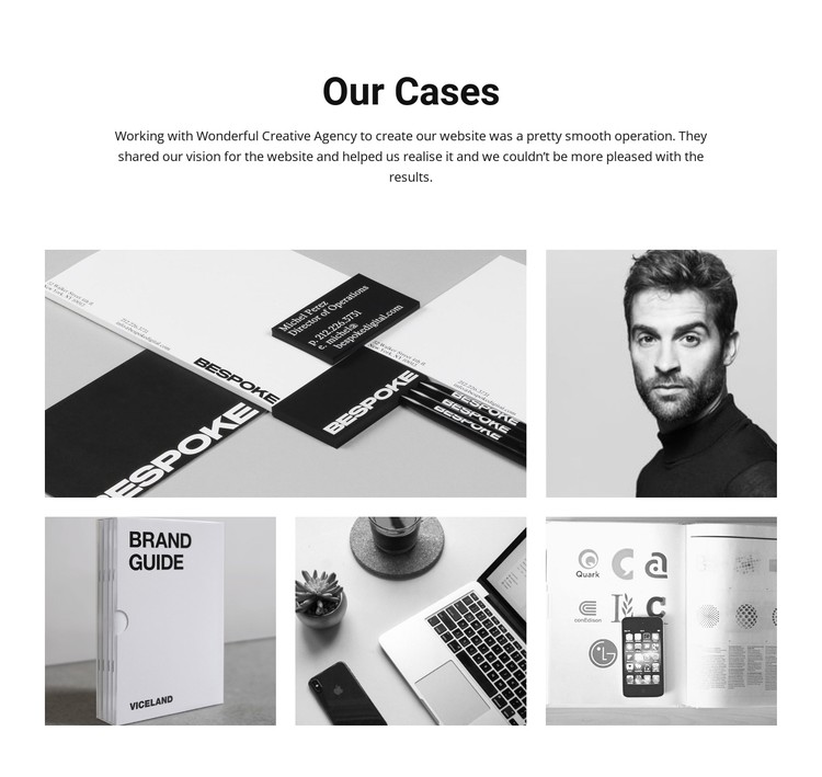 We work with brands CSS Template