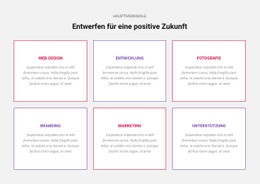 Grundlegende Geschäftliche Fähigkeiten Zielseitenvorlage