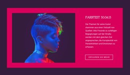 Farbtest Einfache CSS-Vorlage