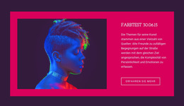 Farbtest - HTML-Websitevorlage