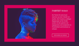 Farbtest Persönliche Website