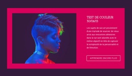 Test De Couleur - Conception De Sites Web Professionnels