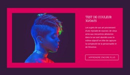 Test De Couleur - Modèles De Sites Web