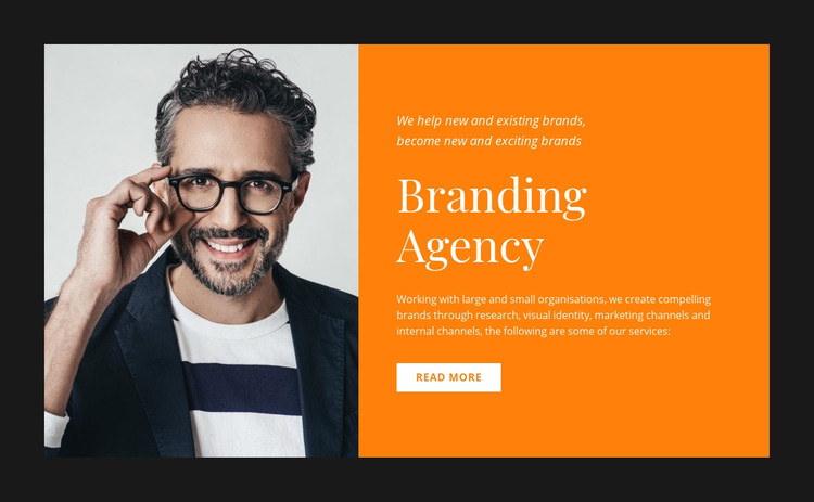 Digital marketing and advertising Homepage Design