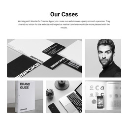 We Work With Brands - Custom HTML5 Template