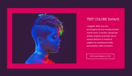 Mockup Di Sito Web Esclusivo Per Prova Del Colore