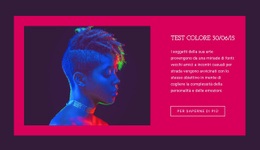 Prova Del Colore: Modello HTML5 Moderno