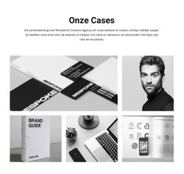 Over Onze Cases - Aangepaste HTML5-Sjabloon