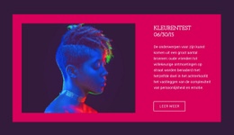 Exclusief Websitemodel Voor Kleurentest