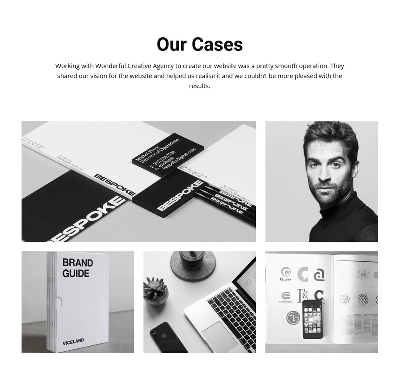 We work with brands Squarespace Template Alternative