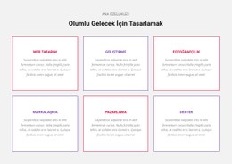 Temel Iş Becerileri Açılış Sayfası Şablonu